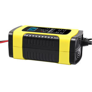 Controle de temperaturas totalmente automático do carregador de bateria 12V da tela do diodo emissor de luz 6A