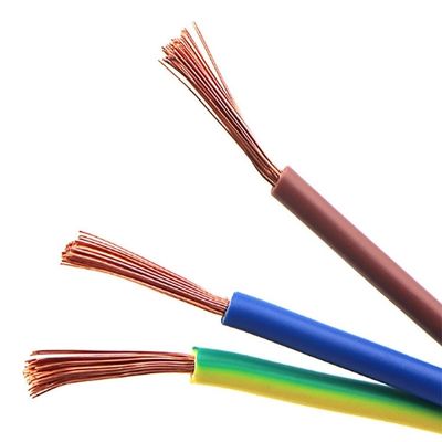Núcleo flexível do cabo distribuidor de corrente 3 de Rvv que reveste o cabo real elétrico dos cabos 1.5mm H05vv-F 1.0x3c