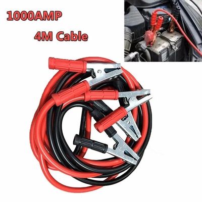 4M cabos Jumper Cables longo resistente do impulsionador de 1000 ampères