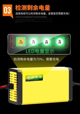 os carregadores de bateria acidificada ao chumbo de 12V 15A 300W pulsam controle de temperatura do reparo