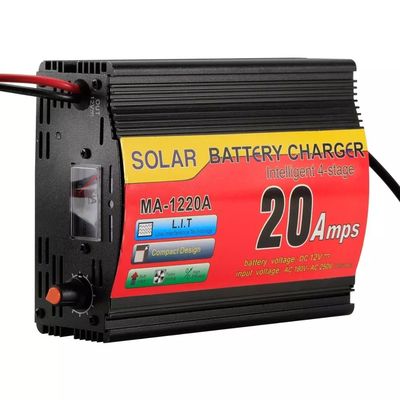 Carregadores de bateria acidificada ao chumbo solares à prova de fogo de 12v 20a